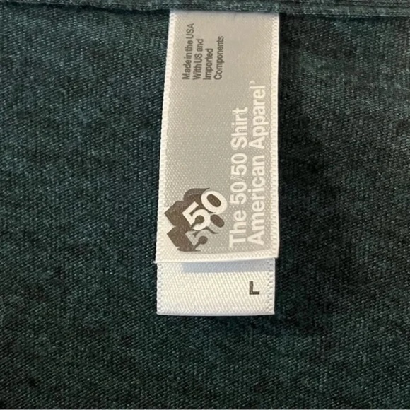 American Apparel | The Filling Station Microbrewery Short Sleeve Tee, Large - Picture 4 of 5